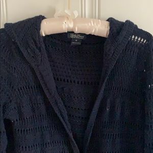 Navy Lucky cardigan